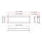 Dynasty Cascade 64" Smart Linear Electric Fireplace With Front Facing Heater [DY-BTX64] (SAK15932)