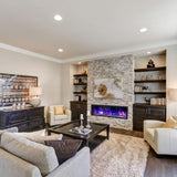 Dynasty Cascade 64" Smart Linear Electric Fireplace With Front Facing Heater [DY-BTX64] (SAK15932)