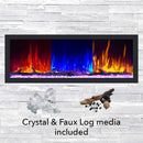 Dynasty Cascade 52" Recessed Smart Linear Electric Fireplace With Dynasty App [DY-BTX52] (SAK73485)