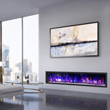 Dynasty Cascade 82" Recessed Linear Electric Fireplace [DY-BTX82] (SAK30567)