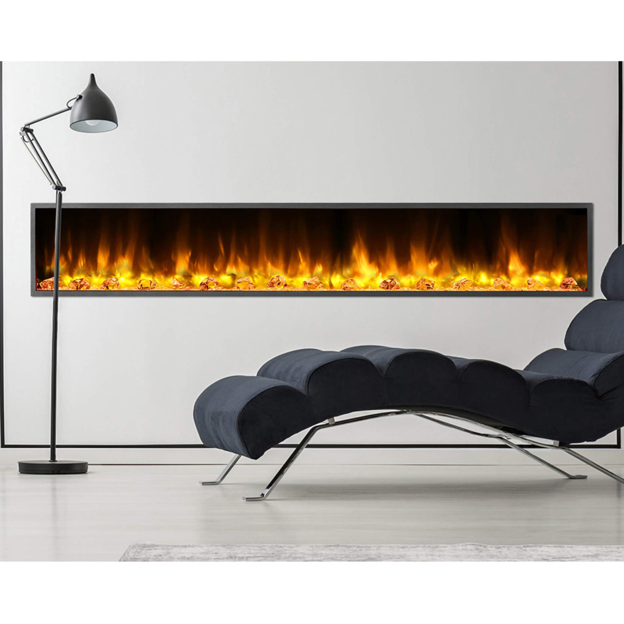 Dynasty Harmony 80" Built-In Smart Linear Electric Fireplace [DY-BEF80] (SAK74516)