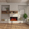 Dynasty Melody 35" Multi-Sided Smart Electric Fireplace With Auto Shut Off [DY-BTS35] (SAK87490)