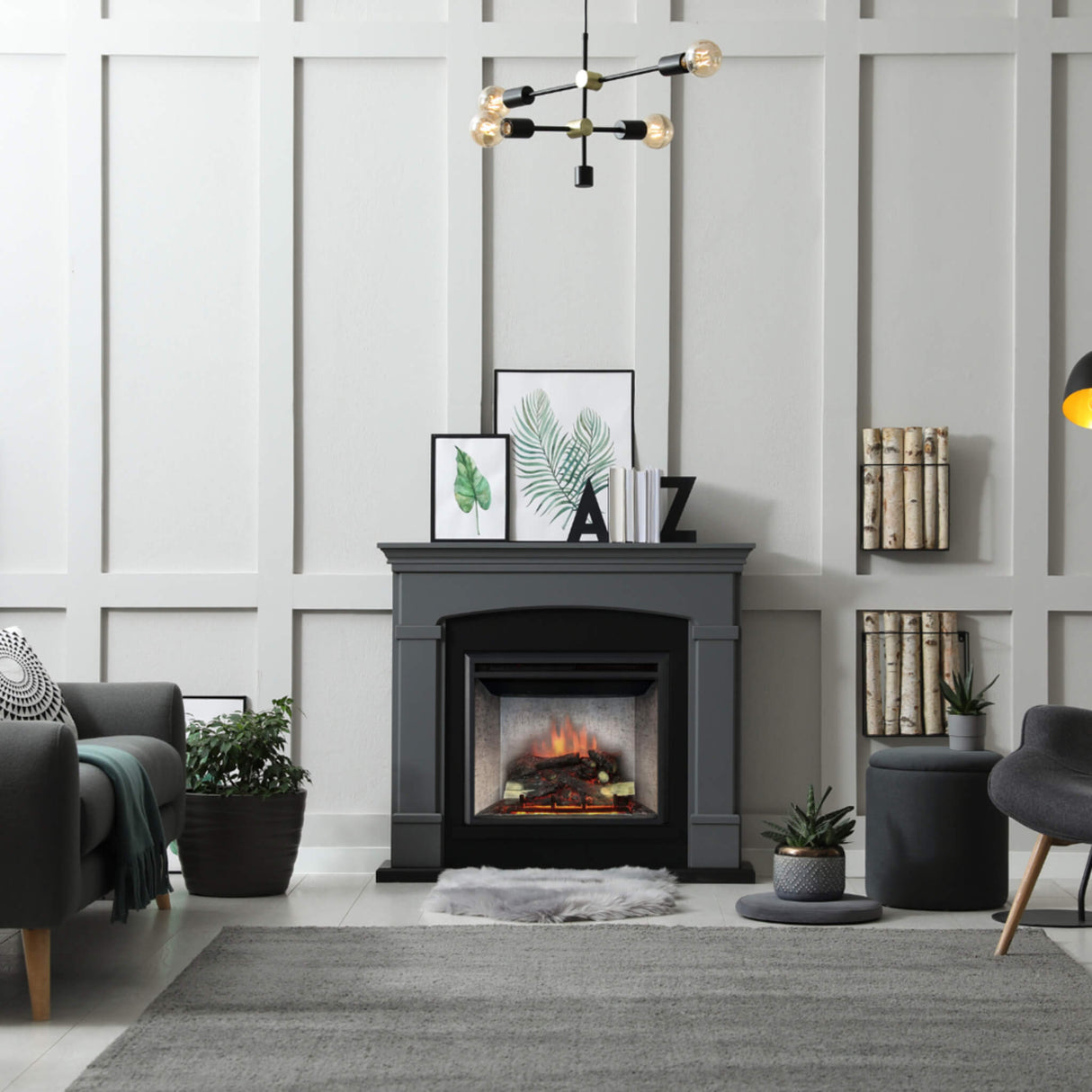 Dynasty Presto 32" Vent Free Electric Firebox Insert With Multifnction Remote Control [DY-FI32D] (SAK54792)