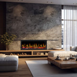 Dynasty Tempo 52" Smart Virtual Linear Electric Fireplace With Dynasty App [DY-FVX52] (SAK76421)