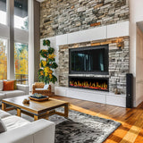 Dynasty Tempo 63" Virtual Linear Electric Fireplace With Multifunction Remote Control [DY-FVX63] (SAK20385)