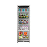 Edgestar 10.1 Cubic Feet Commercial Beverage Merchandiser With Temperature Alarm and Reversible Door, 22" (SAK45983)