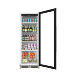 Edgestar 10.1 Cubic Feet Commercial Beverage Merchandiser With Temperature Alarm and Reversible Door, 22" (SAK45983)