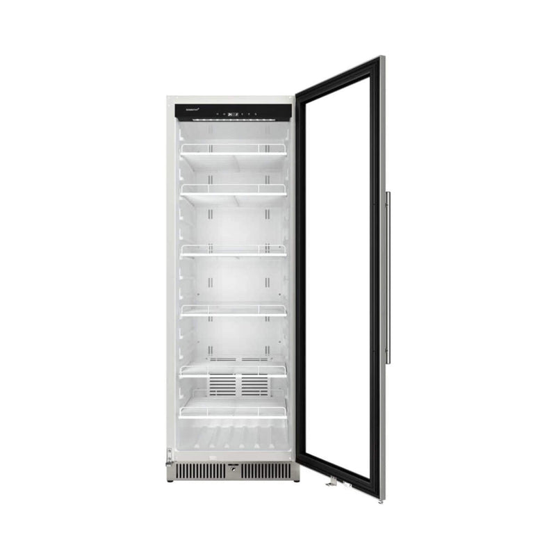 Edgestar 13.7 Cubic Feet Commercial Beverage Merchandiser With Temperature Alarm And Reversible Door, 24" (SAK62395)