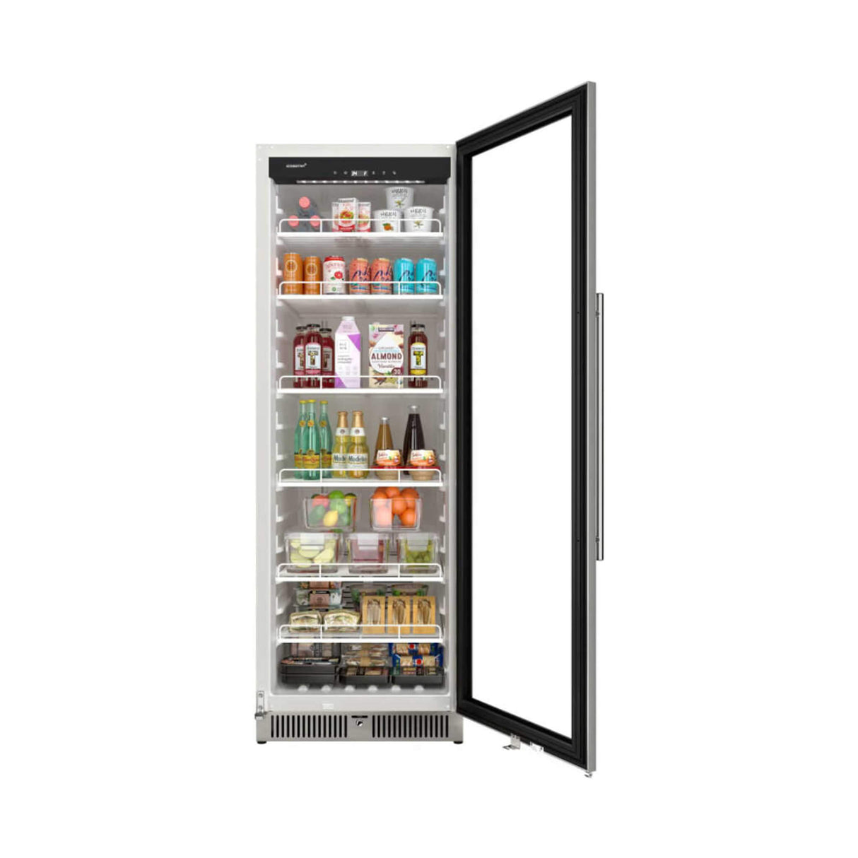Edgestar 13.7 Cubic Feet Commercial Beverage Merchandiser With Temperature Alarm And Reversible Door, 24" (SAK62395)