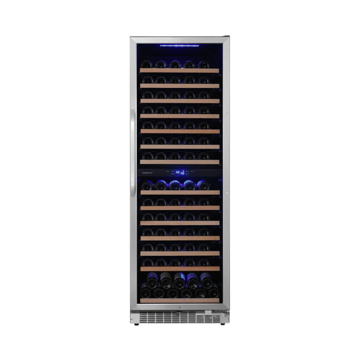 Edgestar 141 Bottle Capacity Freestanding Dual Zone Wine Cooler With Interior Lighting, 24" (SAK49245)
