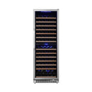 Edgestar 141 Bottle Capacity Freestanding Dual Zone Wine Cooler With Interior Lighting, 24" (SAK49245)