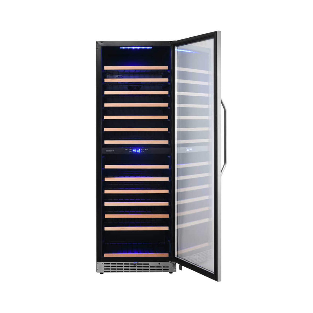 Edgestar 141 Bottle Capacity Freestanding Dual Zone Wine Cooler With Interior Lighting, 24" (SAK49245)