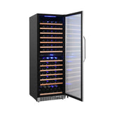 Edgestar 141 Bottle Capacity Freestanding Dual Zone Wine Cooler With Interior Lighting, 24" (SAK49245)