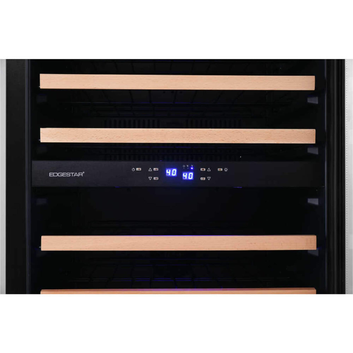 Edgestar 141 Bottle Capacity Freestanding Dual Zone Wine Cooler With Interior Lighting, 24" (SAK49245)