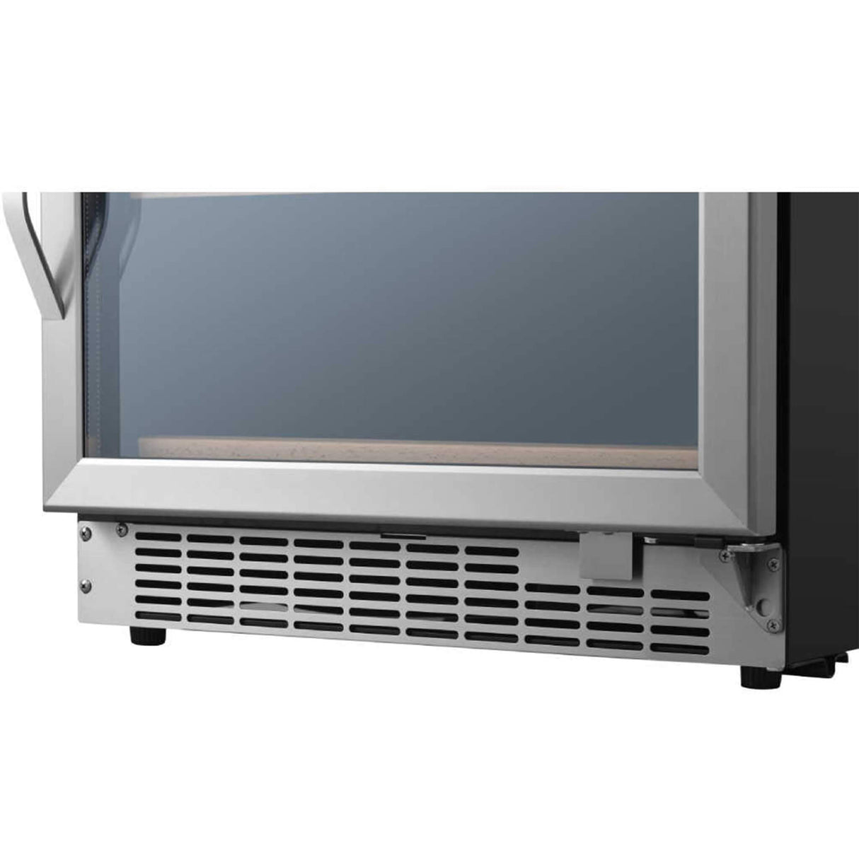 Edgestar 142 Bottle Built-In Dual Zone Double Door Wine Cooler With Door Lock, 24" (SAK30742)