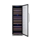 Edgestar 24" Wide 131 Bottle Capacity Built-In Triple Zone Wine Cooler (SAK65891)