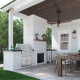 Edgestar 60K BTU Natural Gas Outdoor Built-In Grill W/ Rotisserie And LED Lighting, 30" (SAK52871)