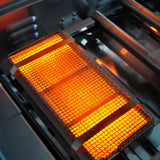 Edgestar 89K BTU 36" Liquid Propane Freestanding LED Lighting Grill Cart With Rotisserie (SAK85914)