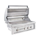 Edgestar 89K BTU 36" Natural Gas Freestanding Grill Cart With Lighting Knobs & Rotisserie (SAK12573)