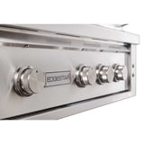 Edgestar 89K BTU 36" Natural Gas Freestanding Grill Cart With Lighting Knobs & Rotisserie (SAK12573)