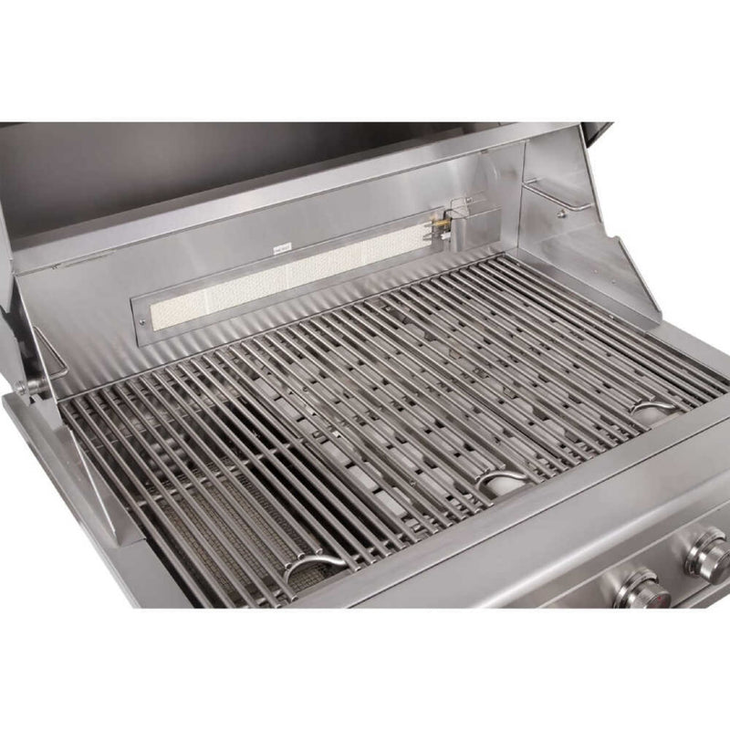 Edgestar 89K BTU 42" Wide Natural Gas Freestanding Grill Cart With Rotisserie And Lighted Knobs (SAK56935)