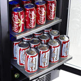 Edgestar 30" Wide 28 Bottle Built In Dual Zone Beverage Center With 86 Can Capacity (SAK35972)
