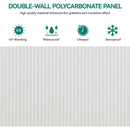 [10x12FT] Extra Large Heavy Duty Polycarbonate Aluminum Greenhouse With Sliding Doors And Vents (92574183)