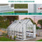 [10x12FT] Extra Large Heavy Duty Polycarbonate Aluminum Greenhouse With Sliding Doors And Vents (92574183)