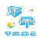 Extra Large Multifunctional Jump 'N Slide Inflatable Bouncer With Blower (SAK81243)