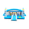 Extra Large Multifunctional Jump 'N Slide Inflatable Bouncer With Blower (SAK81243)