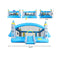 Extra Large Multifunctional Jump 'N Slide Inflatable Bouncer With Blower (SAK81243)