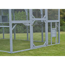 Extra Large Outdoor Cat Kitten Playpen House With Platforms, And Waterproof Cover (SAK55092)
