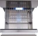 FORNO Appliance Package - 48" Gas Range, Range Hood, 60" Refrigerator, Dishwasher, Microwave Drawer, Wine Cooler, AP-FFSGS6244-48-22