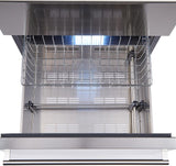 FORNO Package - 48" Dual Fuel Range, Range Hood, 36" Refrigerator, Dishwasher, Microwave, Wine Cooler