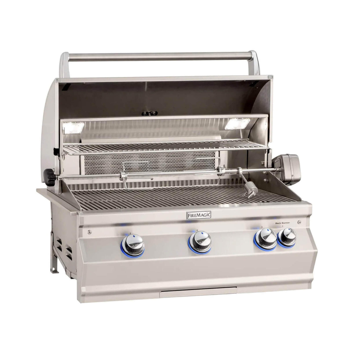 Fire Magic Aurora Multi-User Built-In Grill With Analog Thermometer & Rotisserie Kit, 36" [A790I-8EAN/P] (SAK42701)