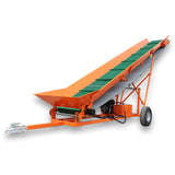 6.5HP Firewood Conveyor Max. 9.3ft Lift Height with B&S Engine and 19.7" PVC Belt
