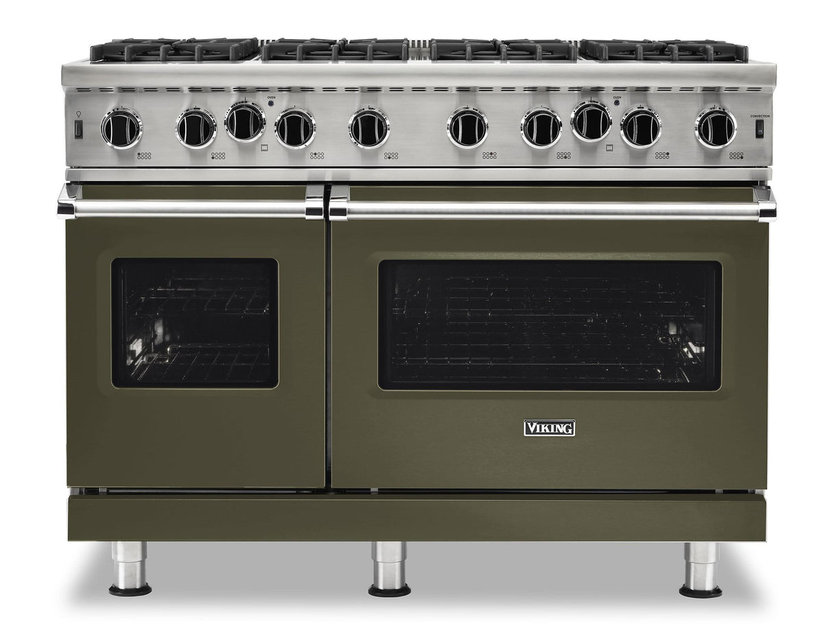 VIKING VGIC54828BMA 48" Open Burner Gas Range - VGIC5482 Viking 5 Series Gray