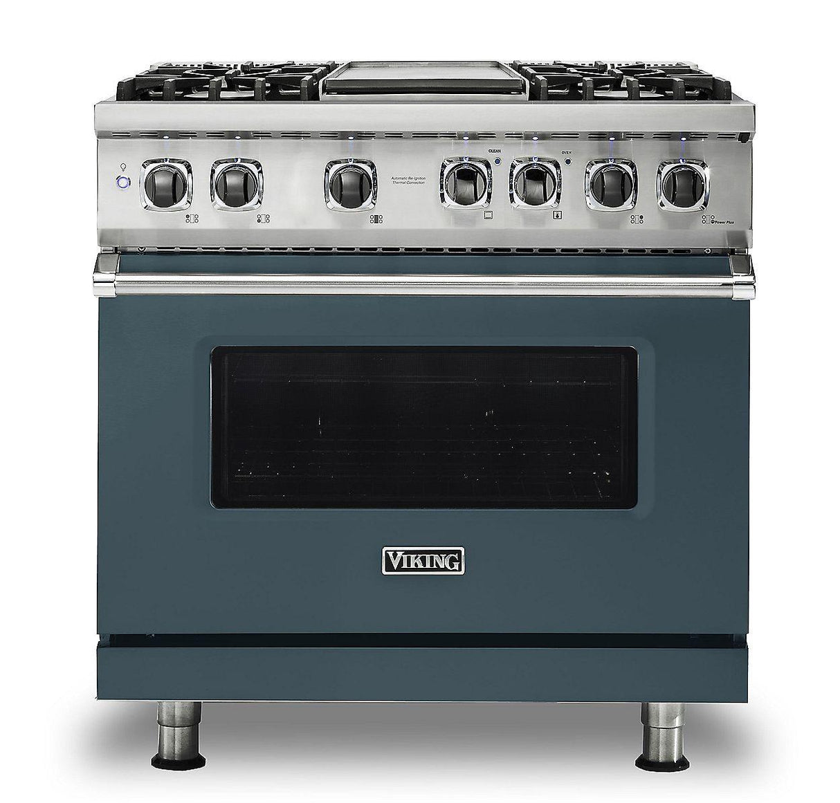 VIKING VDR5364GSQ 36" Dual Fuel Range - VDR536 Viking 5 Series Gray