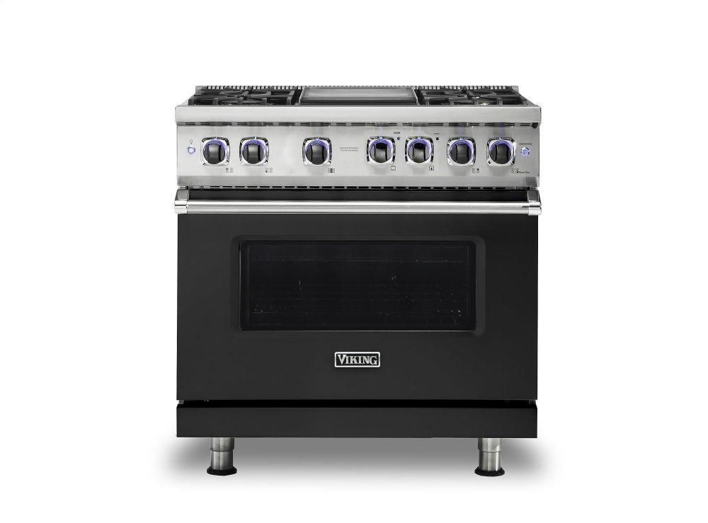 VIKING VDR73624GCSLP 36" Dual Fuel Range - VDR7362 Viking 7 Series Black
