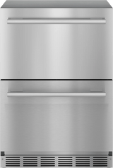 THERMADOR T24UR915DS Freedom® Under Counter Double Drawer Refrigerator 24'' Masterpiece® in Stainless Steel