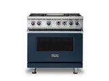 VIKING VDR73624GSB 36" Dual Fuel Range - VDR7362 Viking 7 Series Blue