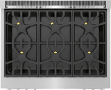 THERMADOR PRG366WG PRG366WG Gas Professional Range 36'' Pro Grand® Commercial Depth in Stainless Steel