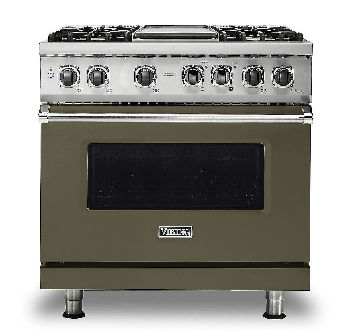 VIKING VDR5364GMA 36" Dual Fuel Range - VDR536 Viking 5 Series Gray