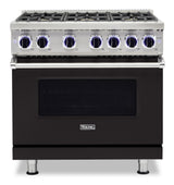 VIKING VGR73626BONLP 36" Sealed Burner Gas Range - VGR7362 Viking 7 Series Black
