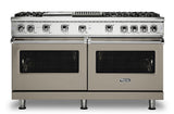 VIKING VGR5606GQNA 60" Gas Range - VGR560 Viking 5 Series Gray
