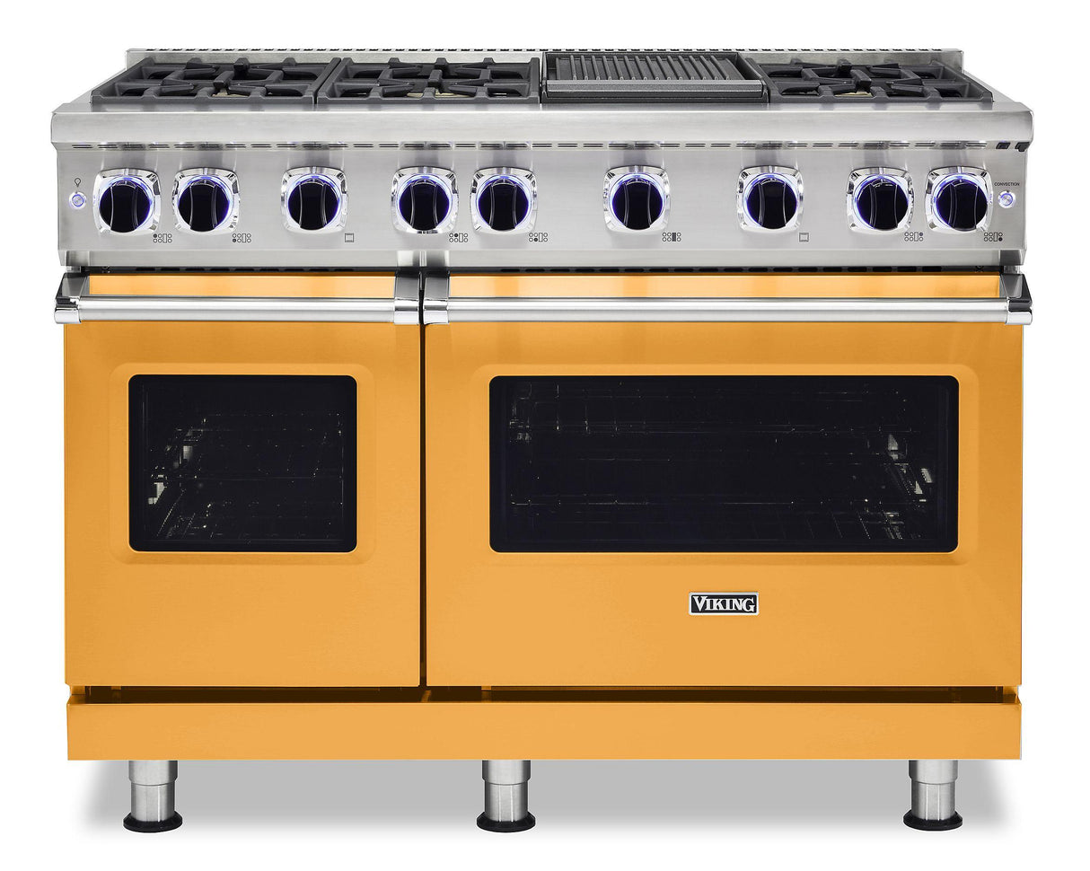 VIKING VGR74826GDALP 48" Sealed Burner Gas Range - VGR7482 Viking 7 Series Yellow