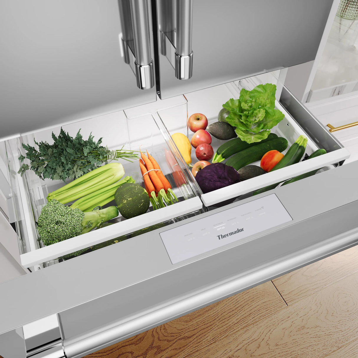 THERMADOR T36FL821NS Freedom® Freestanding French Door Bottom Mount Refrigerator 36'' Professional in Stainless Steel