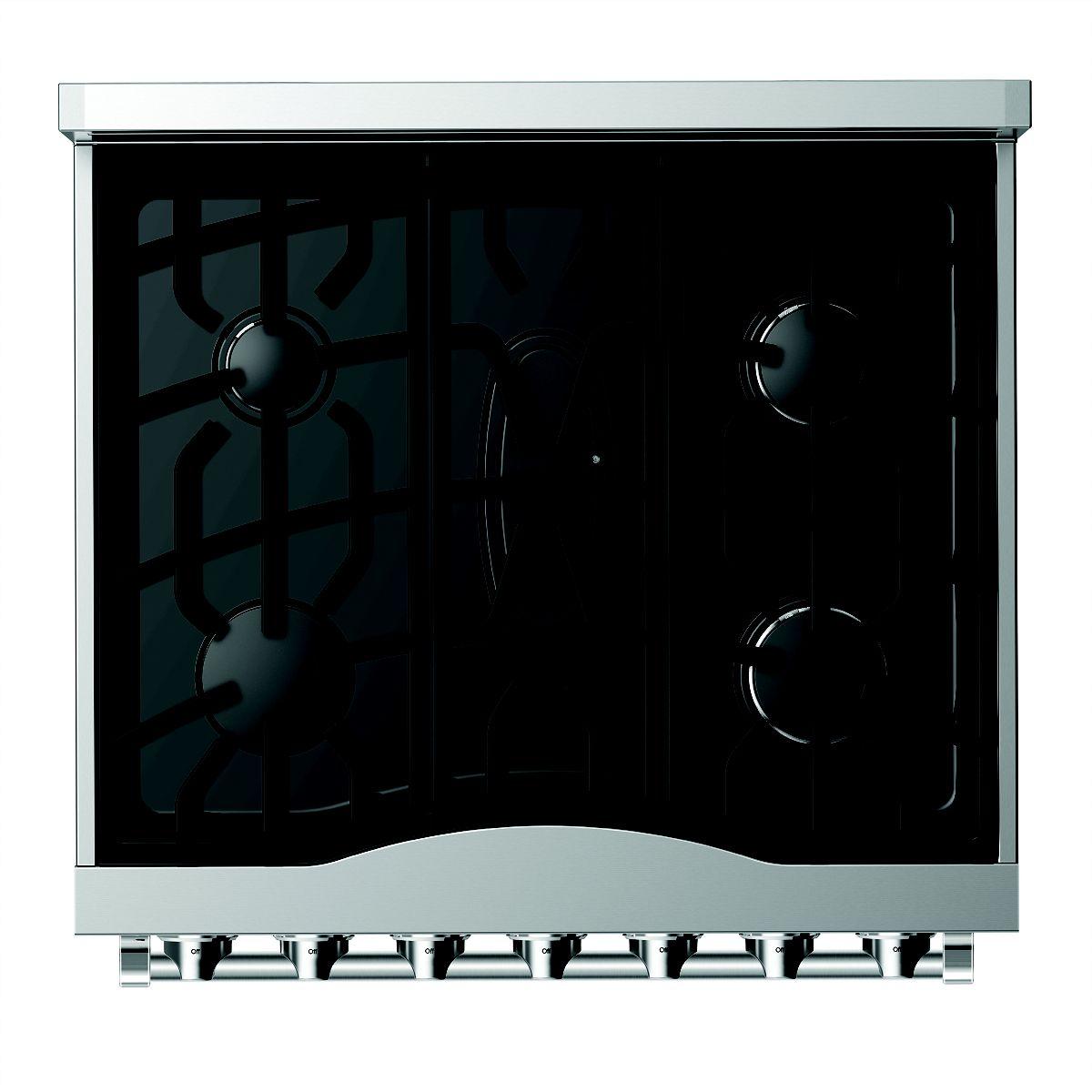 VIKING RVGR33025BSQLP 30" Self-Cleaning Gas Range - RVGR3302 Viking 3 Series Gray