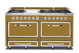 VIKING TVDR6616GGH 66"W. Tuscany Range - TVDR661 Gold