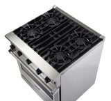 VIKING VGIC53024BSC 30" Open Burner Gas Range - VGIC5302 Viking 5 Series Red
